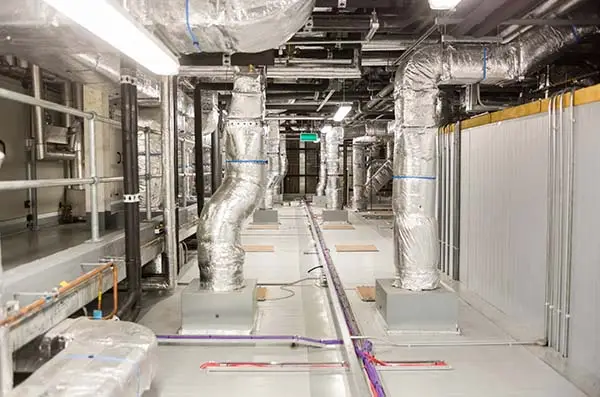 Mechanical engineering HVAC system installation for commercial industrial facility South Carolina